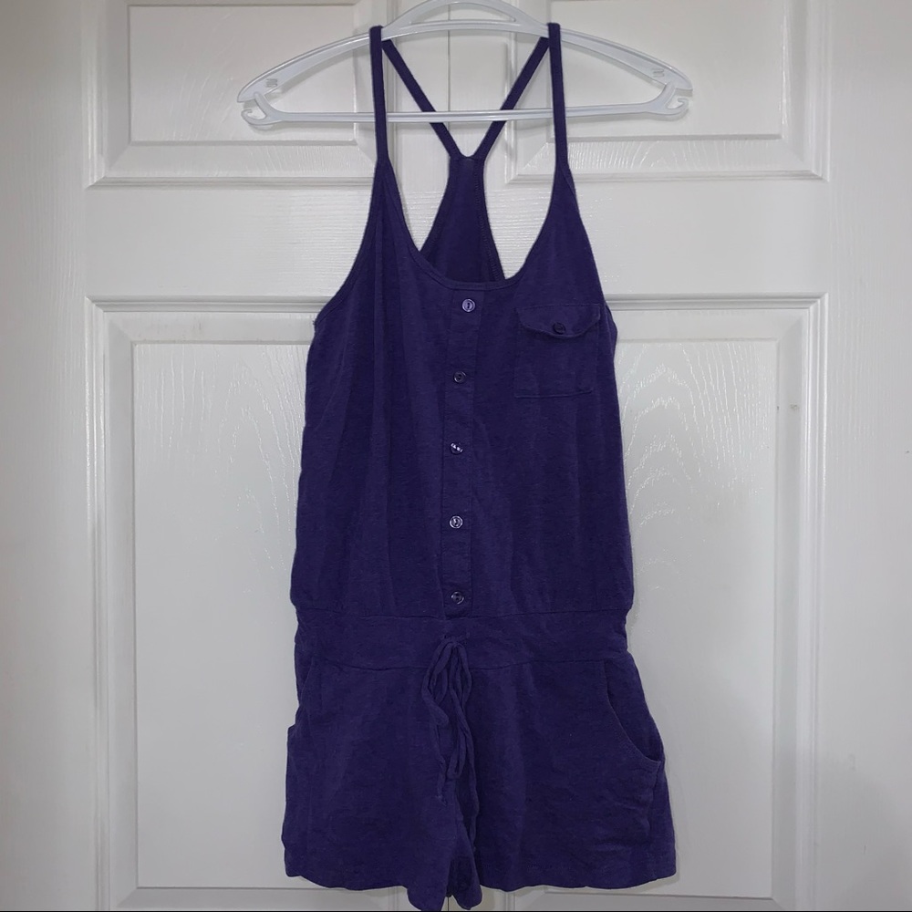 ✨FREE w/ $25 Purchase✨ forever21 Cotton Romper Sleeveless Tank Top & Shorts